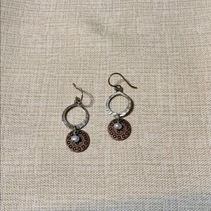 Silpada Copper Coin Earrings